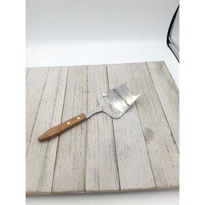 Vintage Stainless Steel Cheese Plane Slicer -Meat Knife - Planer Wood Handle #6